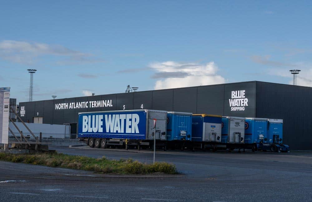 Facadeskilt til Blue Water Shipping - Nonbye