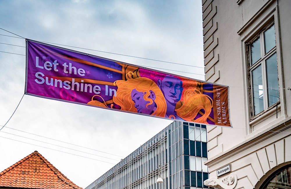 Banner til Musikteatret Aarhus - Nonbye